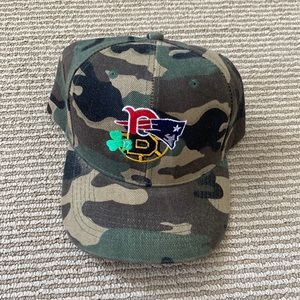 Boston sports camo baseball hat
